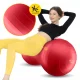 4FIZJO Peanut Air Ball Gym Ball 45 x 90 cm with Pump, Red