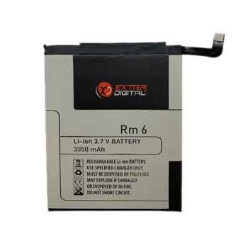 Extra Digital baterija Xiaomi Redmi 6 telefonui (3350 mAh, 3.7 V)