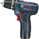 Akumuliatorinis gręžtuvas-suktuvas Bosch GSR 12V-15, 2x 2.0 Ah