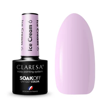 Claresa Ice Cream 6 Hybrid Nail Polish, 5g