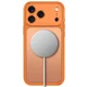 Tech-Protect MagPeak MagSafe CC dėklas Apple iPhone 18 Pro / 17 Pro, matinis oranžinis