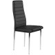 Modernios valgomojo kėdės 140796, 4 vnt., juodos