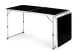 Sulankstomas turistinis stalas Multigarden, 180x60 cm, juodas