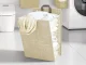 Foldable Hanging Laundry Basket Wall/Door Mount Beige