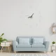 DIY Wall Clock, Stick-on, Silver
