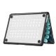 Dėklas Tech-Protect Velar, skirtas MacBook Air 13\" (2023–2026), Transparent Black