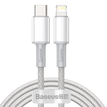 USB-C į Lightning laidas Baseus CATLGD-A02 20W, 2m, baltas