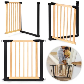 Ecotoys apsauginiai varteliai laiptams ir durims, 74–80 cm
