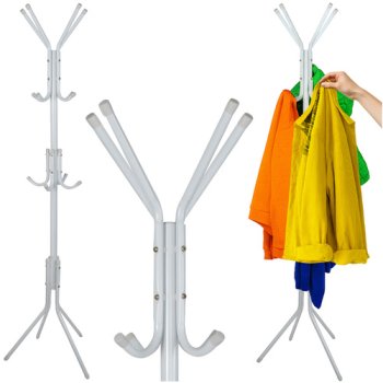 Ruhhy pastatoma drabužių kabykla 170cm, balta