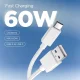 USB-A į USB-C laidas Spigen Essential EB6015AC 60W 150 cm, baltas