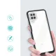 Dėklas Hybrid Armor Clear 3 in 1, skirtas Samsung Galaxy A22 4G, juodas