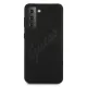 Guess Samsung Galaxy S21+ dėklas Silicone Vintage Script, juodas