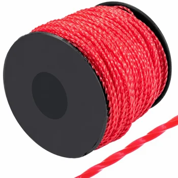 Trimerio valas, susuktas ir banguotas, 2.4mm, 100m