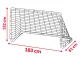 Neo-Sport futbolo vartų rinkinys (2 vnt.), 183x122x61 cm
