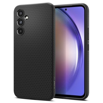 Spigen Liquid Air dėklas Samsung Galaxy A54 5G telefonui, Matte Black