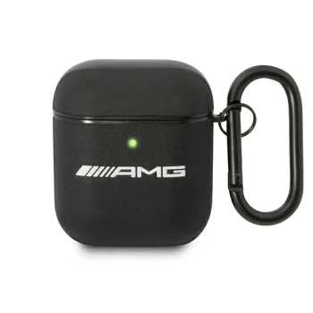 AMG Leather Big Logo AirPods 1/2 Case Black