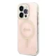 Guess dėklo ir įkroviklio rinkinys iPhone 14 Pro, rožinis