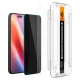 Spigen Glas.tR EzFit Privacy apsauginis stiklas iPhone 15 / 16 (2 vnt.)