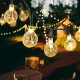 Lauko saulės energijos girlianda 30 LED, 6.5 m, šiltai balta