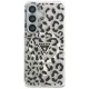 Guess IML Leopard Triangle MagSafe Case for Samsung Galaxy S26, Black