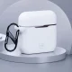 3mk AirPods 3 silikoninis dėklas, baltas