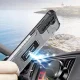 Hibridinis dėklas Samsung Galaxy S22+ su žiedu ir magnetiniu laikikliu, raudonas