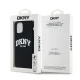 DKNY dėklas iPhone 12 / 12 Pro telefonui Liquid Silicone MagSafe, juodas