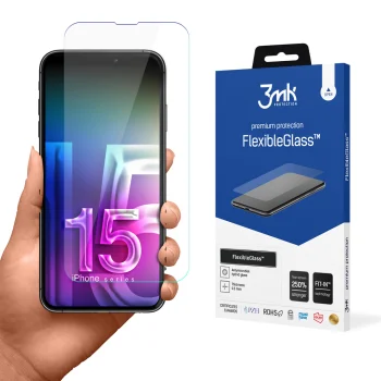 3Mk Protection FlexibleGlass v2.0 hibridinis apsauginis stiklas, skirtas Apple iPhone 15 Pro Max