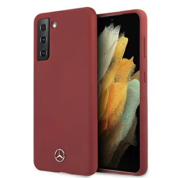 Mercedes Samsung Galaxy S21 Case Silicone Line, Red