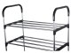 Shoe Rack, 5 Tiers, for 15 Pairs, Silver