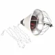 Heat Lamp Fixture with Aluminum Shade for Animals E27 250W