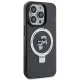 Karl Lagerfeld dėklas iPhone 15 Pro su Ring Stand ir MagSafe, juodas