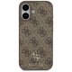 Guess 4G Small Classic Logo MagSafe dėklas iPhone 17, rudas