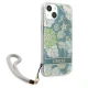 Guess iPhone 13 Case Flower Strap Green