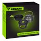 Trizand 00023667 Camping Cookware Set for 2 Persons, 18 Pieces, Black/Green
