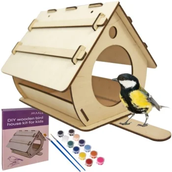 Wooden Birdhouse Bird Feeder 32,5x21x19cm
