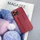 Telefono dėklas telefonui iPhone 12 Pro su stovu, raudonas