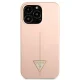 Guess Silicone Triangle dėklas skirtas iPhone 13 Pro Max, rožinis