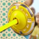 Skipper Leg Hula Hop Skipping Soft Rubber with Led Yellow