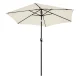 Sodo ir balkono skėtis Longwell G-811, reguliuojamas, 210 cm, smėlio spalvos