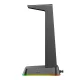 Ausinių stovas ONIKUMA ST-2 su USB jungtimis ir RGB apšvietimu, juodas