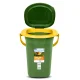 GreenBlue GB320GO nešiojamas kempingo tualetas, tamsiai žalia/oranžinė