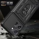 Dėklas Tech-Protect CamShield Pro telefonui Motorola Moto G67 / G77, juodas