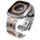Tech-Protect nerūdijančio plieno dirželis Apple Watch (42/44/45/49 mm), Oranžinis