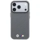 BMW M Carbon Metal Logo MagSafe dėklas iPhone 17 / 18 Pro Max, pilkas
