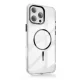 TFO Clear Thin Mag dėklas telefonui iPhone 17 Air 6,6\", juodas