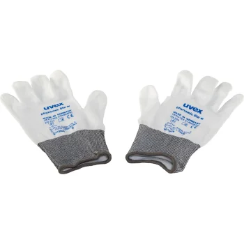 Apsauginės montavimo pirštinės uvex phynomic lite w, 8 dydis, baltos/pilkos