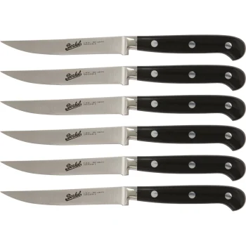 Berkel Adhoc Glossy Black kepsnių peilių rinkinys, 6 dalių
