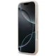 Guess dėklas iPhone 17 Pro telefonui 4G Circle Classic Logo MagSafe, rožinis