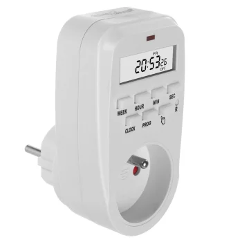 Skaitmeninis laikmatis GreenBlue GB362 E, 16A, 3680W, baltas